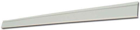 Rocker Panel - Short Track - 79 in Long - Aluminum - White Powder Coat - Each