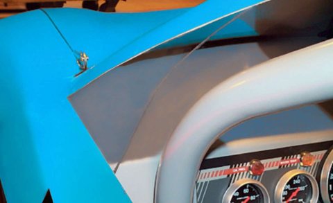 Window - Vent - 0.093 in Thick - Molded - Oversized - Mar Resistant - Polycarbonate - Clear - Short Track Truck - Pair