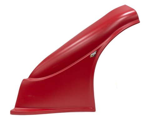 Fender - Driver Side - MD3 - Old Style - Plastic - Red - Dirt Late Model - Each