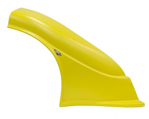 Fender - Passenger Side - MD3 - Old Style - Plastic - Yellow - Dirt Late Model - Each