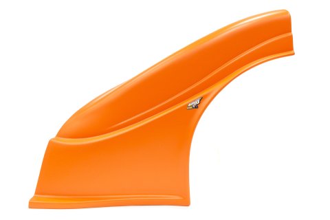 Fender - Driver Side - MD3 - New Style - Plastic - Orange - Dirt Late Model - Each