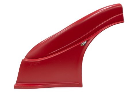 Fender - Driver Side - MD3 - New Style - Plastic - Red - Dirt Late Model - Each