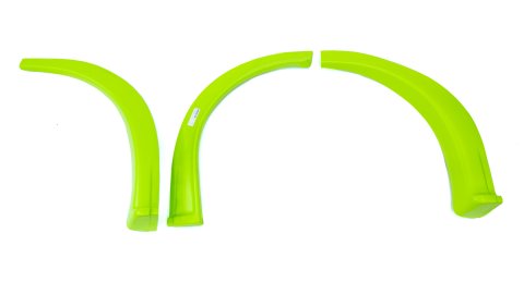Wheel Flare Kit - Driver Side - MD3 - Dirt - 3 Piece Kit - Plastic - Fluorescent Green - Kit