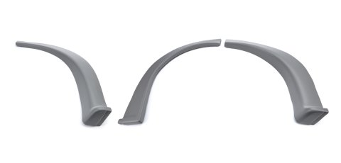 Wheel Flare Kit - Driver Side - MD3 - Dirt - 3 Piece Kit - Plastic - Gray - Kit
