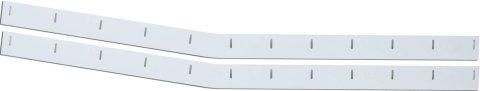 Wear Strip - MD3 - 119 x 3 in - Plastic - White - Chevy Monte Carlo 1988 - Pair
