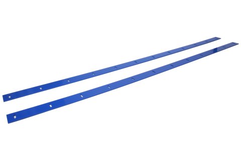 Wear Strip - 116 x 1.875 in - Plastic - Chevron Blue - ABC NextGen - Pair