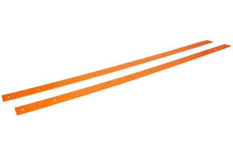 Wear Strip - 116 x 1.875 in - Plastic - Fluorescent Orange - ABC NextGen - Pair