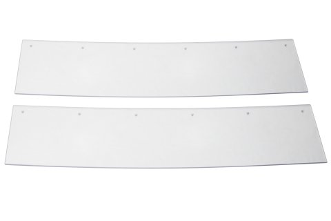 Spoiler Blades - 60 x 6.5 in - 70 Degrees - 2-Piece - Spoiler Only - Polycarbonate - ABC NextGen - Pair