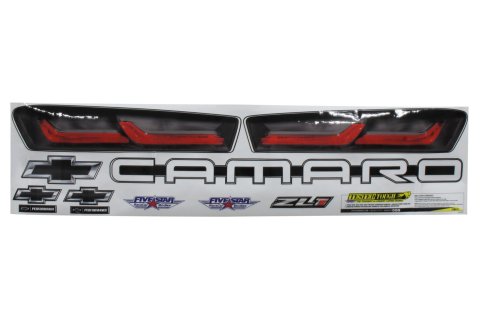 Graphics - Tail - Laminated Protective Coating - Chevrolet Camaro - ABC NextGen - Kit