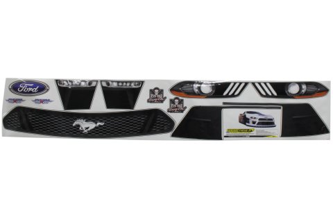 Graphics - Nose - Laminated Protective Coating - Ford Mustang - ABC NextGen - Kit