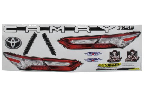 Graphics - Tail - Laminated Protective Coating - Toyota Camry - ABC NextGen - Kit