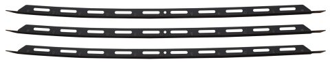 Window Brace Kit - Rear - Predrilled - Foam Padded - Slotted Support Flange - Aluminum - Black Powder Coat - North American Sportsman - Kit