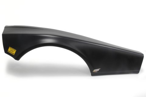 Fender - Driver Side - MD3 - Plastic - Black - Half - Street Stock - Each