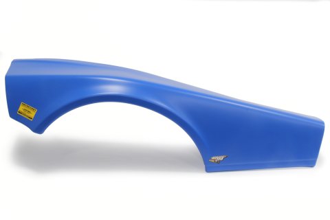 Fender - Driver Side - MD3 - Plastic - Chevron Blue - Half - Street Stock - Each