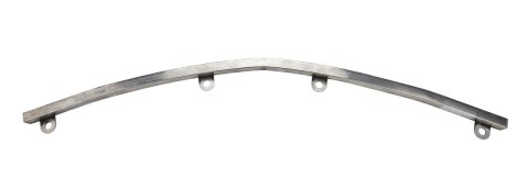 Hood Pin Bracket - 0.75 in OD - Steel - Natural - MD3 - Chevy Camaro / Ford Mustang - Kit
