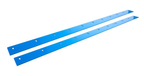 Wear Strip - North American Sportsman - 107 x 3 in - Plastic - Chevron Blue - Pair