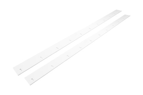 Wear Strip - North American Sportsman - 107 x 3 in - Plastic - White - Pair
