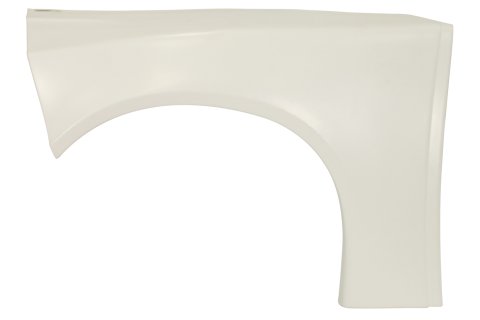 Fender - Driver Side - Plastic - White - Short Track Truck - Each