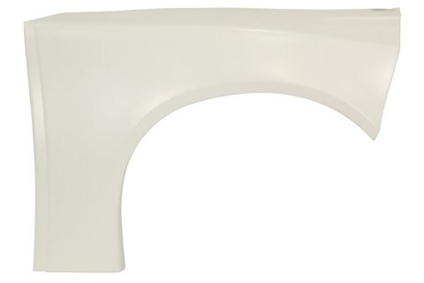 Fender - Passenger Side - Plastic - White - Short Track Truck - Each