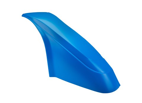 Fender - Outlaw - Passenger Side - Upper - Plastic - Chevron Blue - Asphalt Late Model - Each