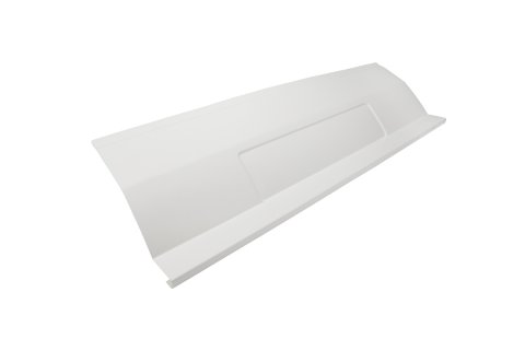Nose - Outlaw - Center - Plastic - White - Asphalt Late Model - Each