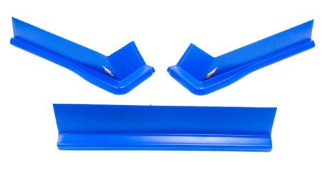 Air Valance - MD3 - 3 Piece - Plastic - Chevron Blue - Modified - Kit