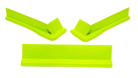 Air Valance - MD3 - 3 Piece - Plastic - Fluorescent Green - Modified - Kit