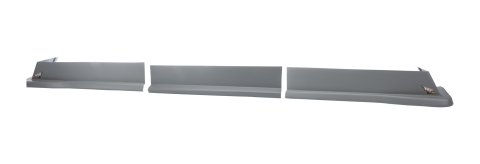 Air Valance - MD3 - 3 Piece - Plastic - Gray - Modified - Kit