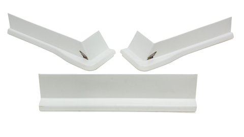 Air Valance - MD3 - 3 Piece - Plastic - White - Modified - Kit