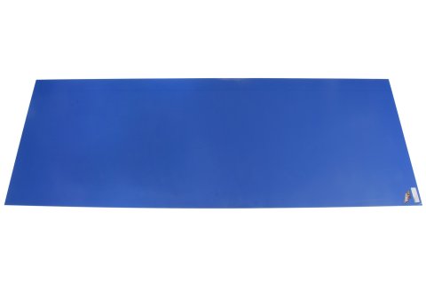 Hood Filler Panel - MD3 - 0.090 in Thick - 80 x 30 in - Plastic - Chevron Blue - Dirt Late Model - Each