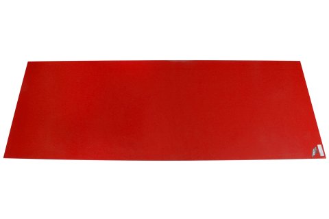 Hood Filler Panel - MD3 - 0.090 in Thick - 80 x 30 in - Plastic - Red - Dirt Late Model - Each