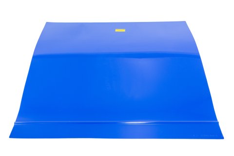 Hood - MD3 - Flat - Lightweight - Composite - Chevron Blue - Dirt Late Model - Each