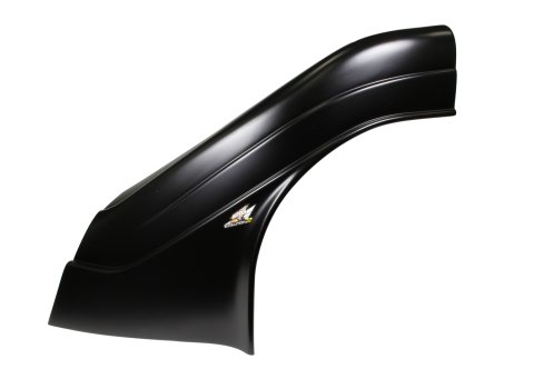 Fender - Driver Side - Upper - MD3 - New Style - Plastic - Black - Dirt Late Model - Each