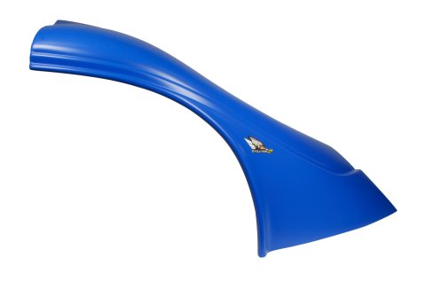 Fender - Passenger Side - Upper - MD3 - New Style - Plastic - Chevron Blue - Dirt Late Model - Each