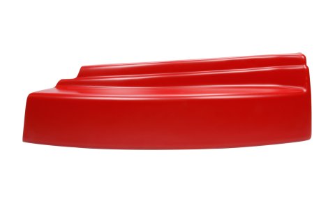 Fender - Driver Side - Lower - MD3 - New Style - Plastic - Red - Dirt Late Model - Each