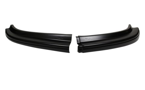 Air Valance - MD3 Evolution II - 2-Piece - Plastic - Black - Dirt Late Model - Kit