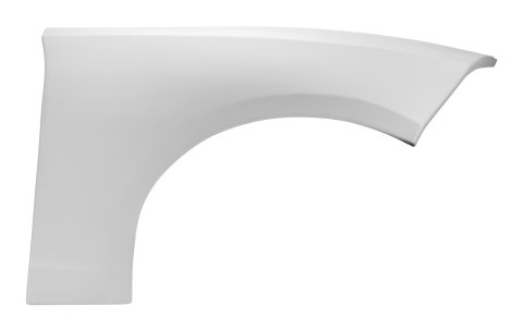 Fender - Passenger Side - Plastic - White - IMCA Approved - Street Stock - Each