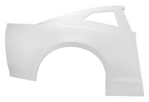 Quarter Panel - Passenger Side - Plastic - White - IMCA Approved - Street Stock - Each