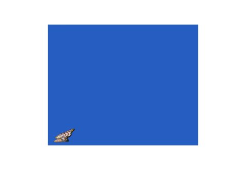 Nose - MD3 - Center - 48 in x 48 in - 0.125 in Thick - Plastic - Chevron Blue - Dirt Modified - Each