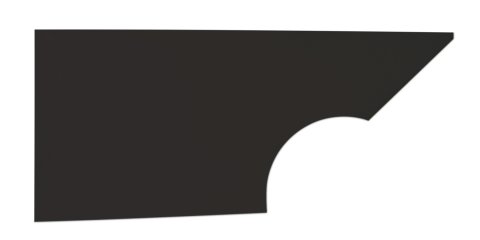 Quarter Panel - MD3 - Passenger Side - Plastic - Black - Dirt Modified - Each