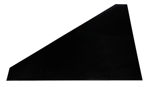 Nose - MD3 - Driver Side - Plastic - Black - Modified - Each