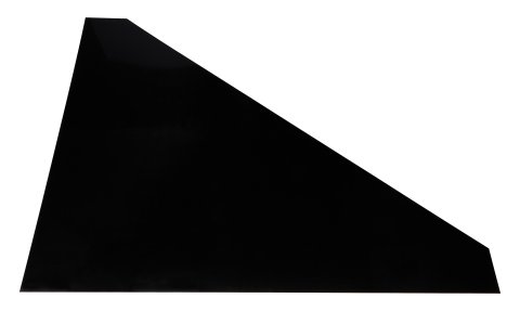Nose - MD3 - Passenger Side - Plastic - Black - Modified - Each