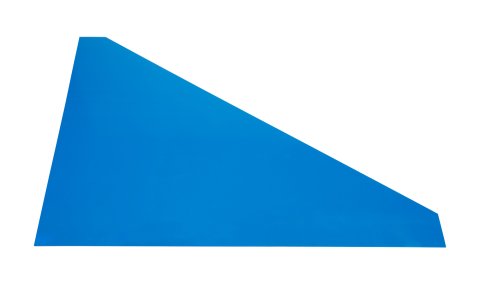Nose - MD3 - Driver Side - Plastic - Chevron Blue - Modified - Each