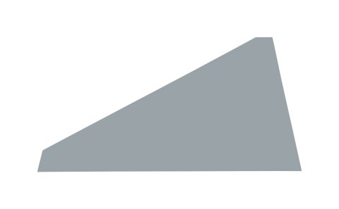 Nose - MD3 - Passenger Side - Plastic - Gray - Modified - Each