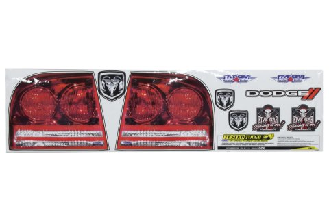 Graphics - Tail - Laminated Protective Coating - Dodge Charger - Kit