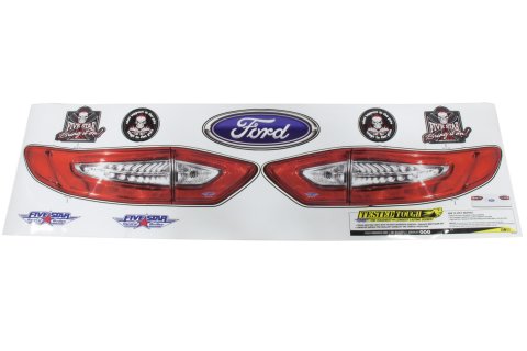 Graphics - Tail - S2 Sportsman - Laminated Protective Coating - Ford Fusion - Kit