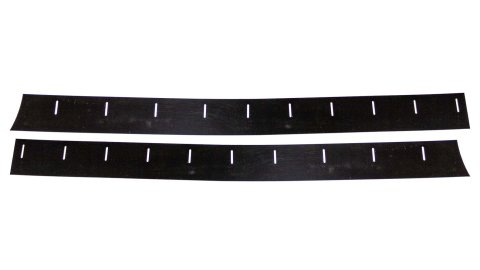 Wear Strip - Street Stock - 120 x 5 in - Plastic - Black - Chevy Monte Carlo 1988 - Pair