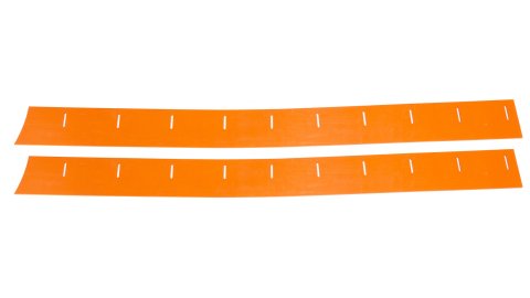 Wear Strip - Street Stock - 120 x 5 in - Plastic - Orange - Chevy Monte Carlo 1988 - Pair