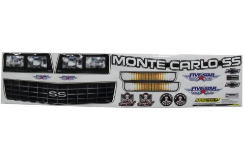 Graphics - Nose - Street Stock - Laminated Protective Coating - Chevy Monte Carlo 1988 - Kit