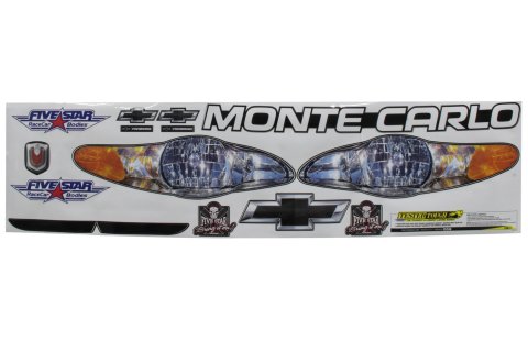 Graphics - Nose - Laminated Protective Coating - Chevy Monte Carlo 2003 - Kit